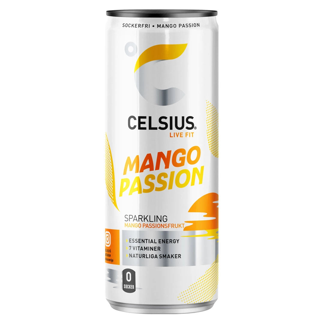 CELSIUS Mango Passion 355 ml - 24st